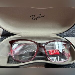 Ray-Ban Eyeglasses RX5422 8311 NWT Red/Pink